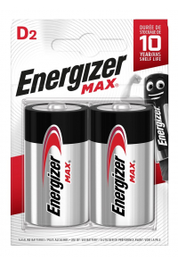 Obrázok pre Energizer Max 426827 Baterie D LR20, 2 kusy, Eco pack