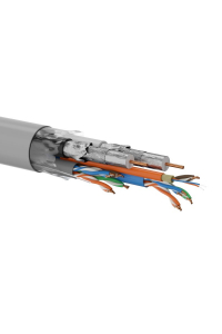Obrázok pre Multi-kabel Q-LANTEC MultiMedia 2x U/UTP kat.5E + 2x RG6 + 2x FO G657A1, PVC, 350m (KMP3501) Šedá