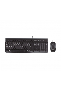 Obrázok pre Logitech Desktop MK120 klávesnice Obsahuje myš USB QWERTY Britská angličtina Černá
