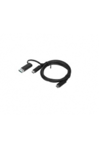 Obrázok pre Lenovo 4X90U90618 USB kabel 1 m USB 3.2 Gen 1 (3.1 Gen 1) USB A/USB C USB C Černá