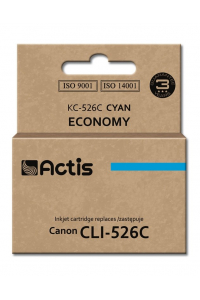 Obrázok pre Actis Inkoust KC-526C (náhradní inkoust Canon CLI-526C; standardní; 10 ml; modrý)