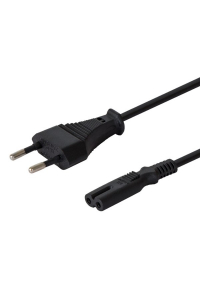 Obrázok pre Savio CL-100 napájecí kabel Černá 1,8 m IEC Type E (3.4 mm, 3.1 mm) IEC C7