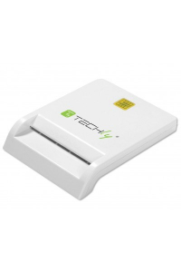 Obrázok pre Techly Compact Smart Card Reader/Writer USB2.0 White I-CARD CAM-USB2TY čtečka čipových karet Vnitřní Bílá