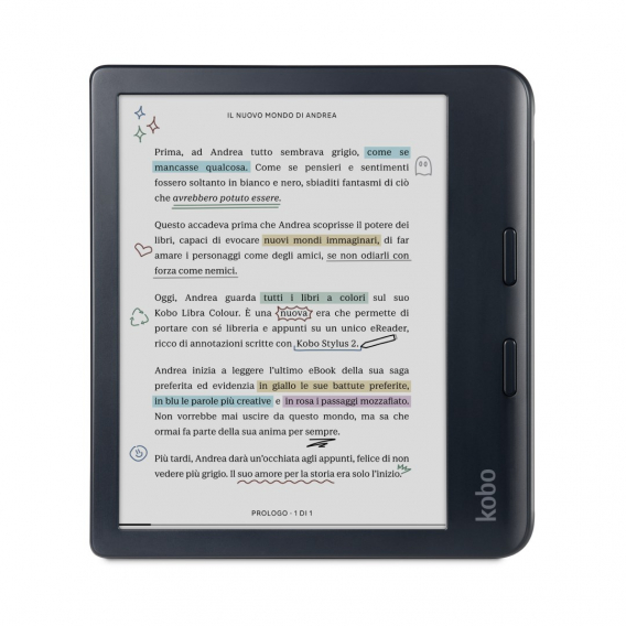 Obrázok pre Rakuten Kobo Libra Colour čtečka elektronických knih Dotyková obrazovka 32 GB Wi-Fi Černá