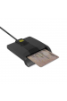 Obrázok pre Qoltec 50634Inteligentní čtečka čipových karet Smart ID SCR-0634 | USB typ C
