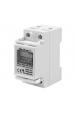 Obrázok pre Qoltec 50899 Jednofázový elektronický měřič spotřeby energie | 230 V | LCD | 2P | DIN lišta