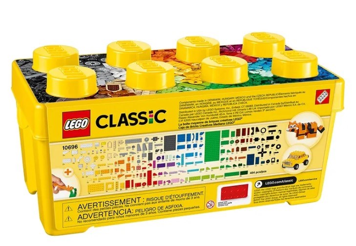 Lego Classic 10696 kreativní kostky střední krabice, KLOLEGLEG0003