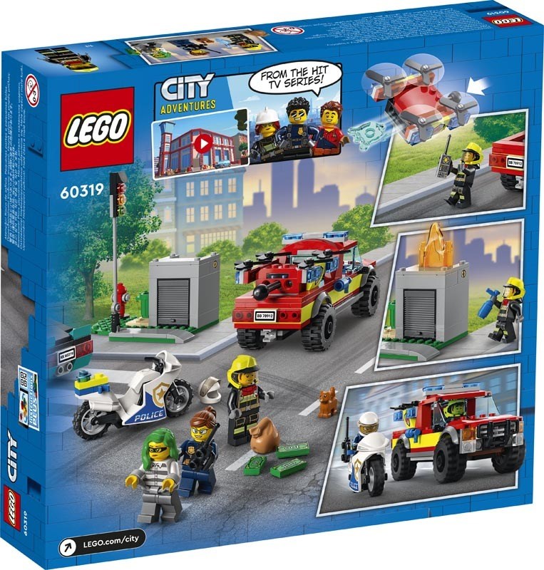 LEGO City 60319 Pronásledování hasičů a policie, KLOLEGLEG0350