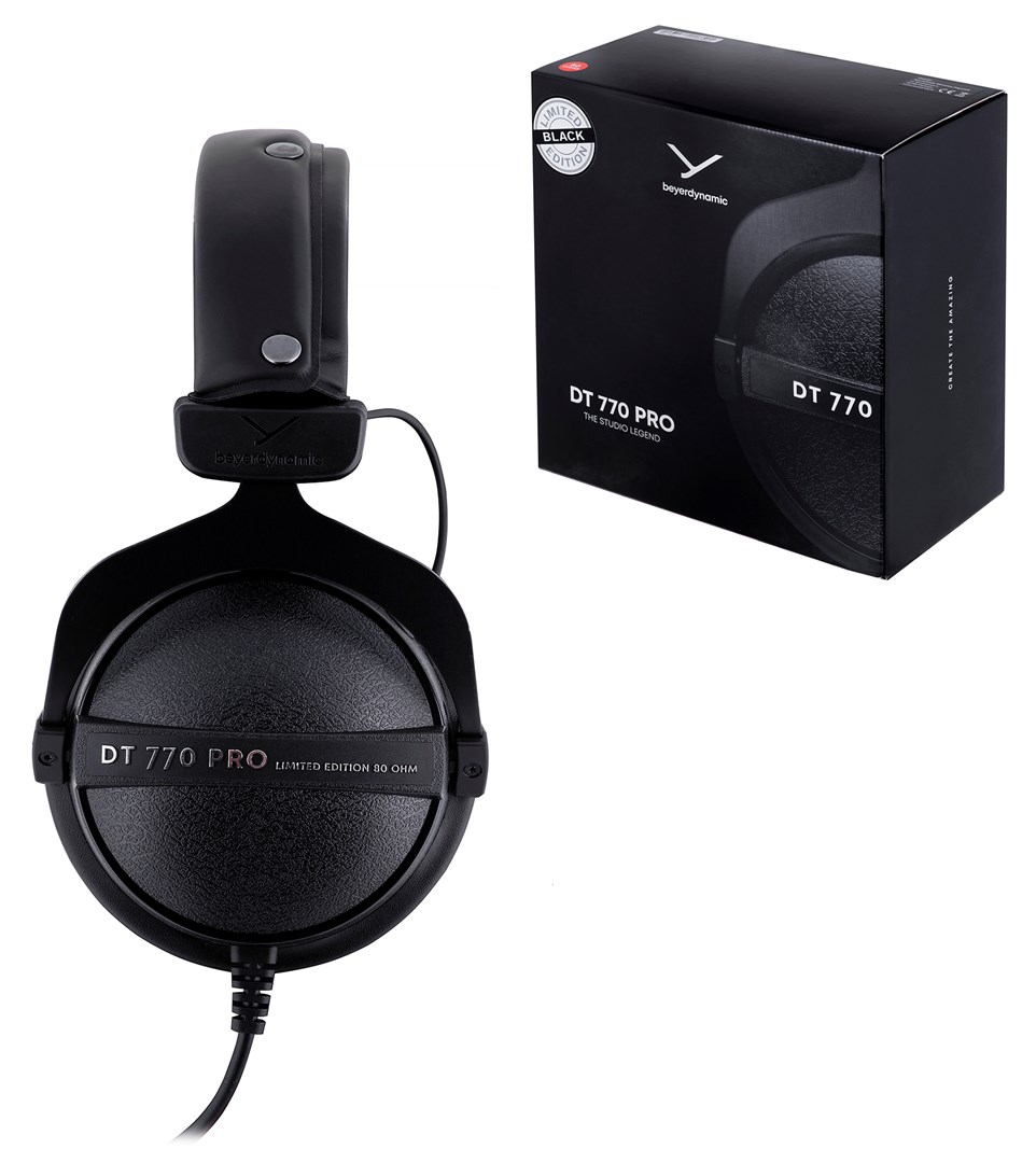 Beyerdynamic DT 770 Pro Black Limited Edition - uzavřená studiová sluchátka