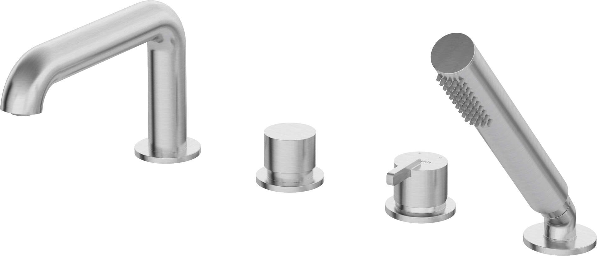 4-hole bathtub mixer with shower set