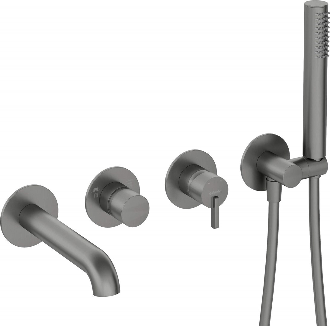 4-hole concealed bathtub mixer