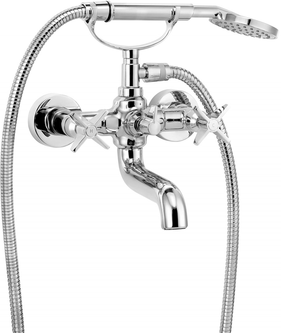 Bathtub mixer with shower set
