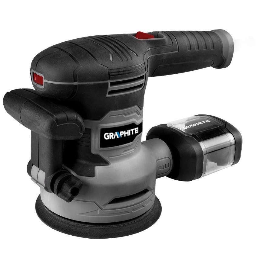 Excentrická bruska 450W Graphite kotouč 125/150mm s kufrem