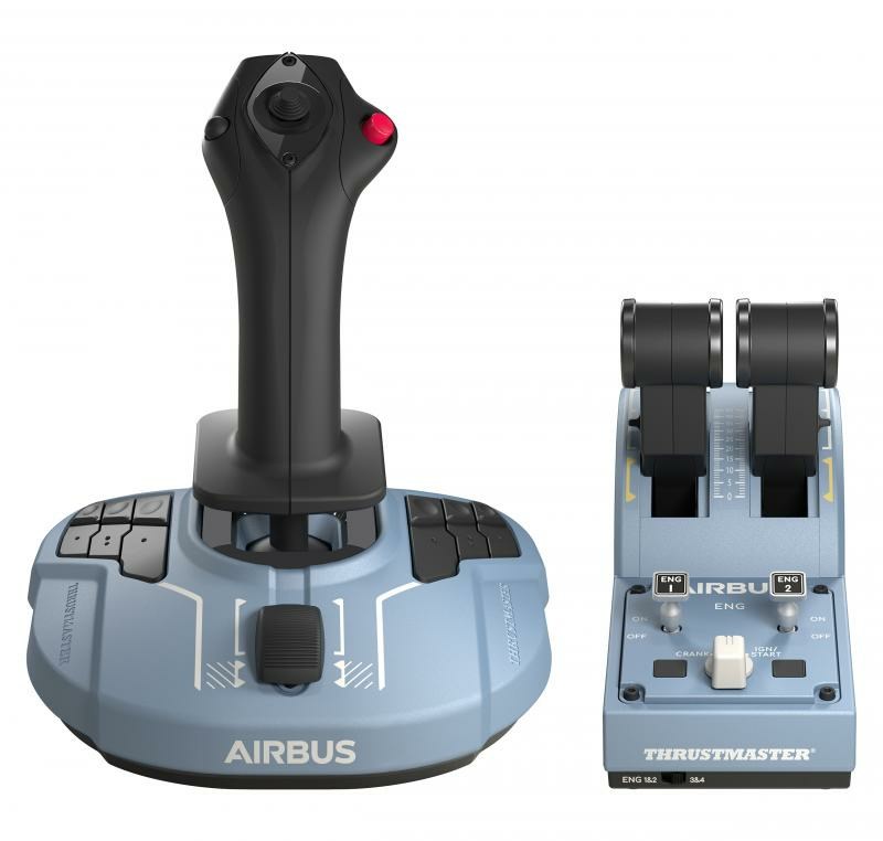 Thrustmaster Airbus Edition Černá, Modrá USB Joystick Analogový/digitální PC