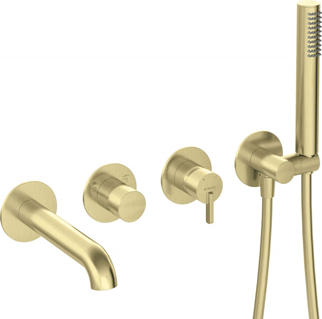 4-hole concealed bathtub mixer