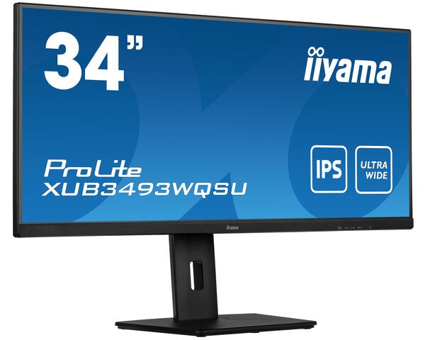 iiyama ProLite XUB3493WQSU-B5 počítačový monitor 86,4 cm (34") 3440 x 1440 px UltraWide Quad HD LED Černá