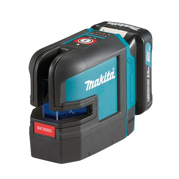 Makita SK106DZ laserová vodováha Čárová/bodová vodováha 25 m 635 nm (<5 mW)