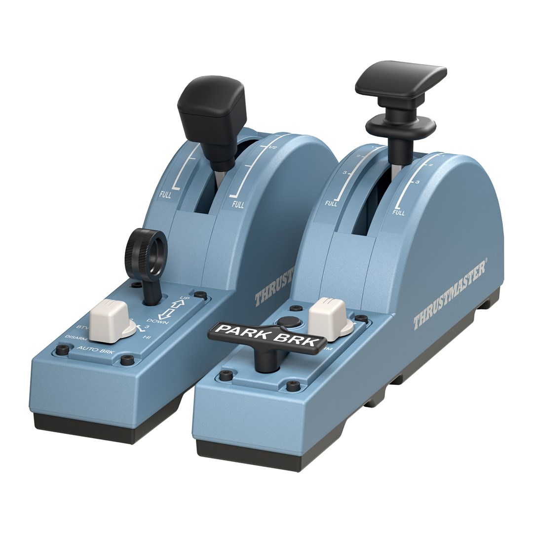 Thrustmaster TCA Quadrant Add-On Airbus Edition Černá, Modrá Flight Sim PC
