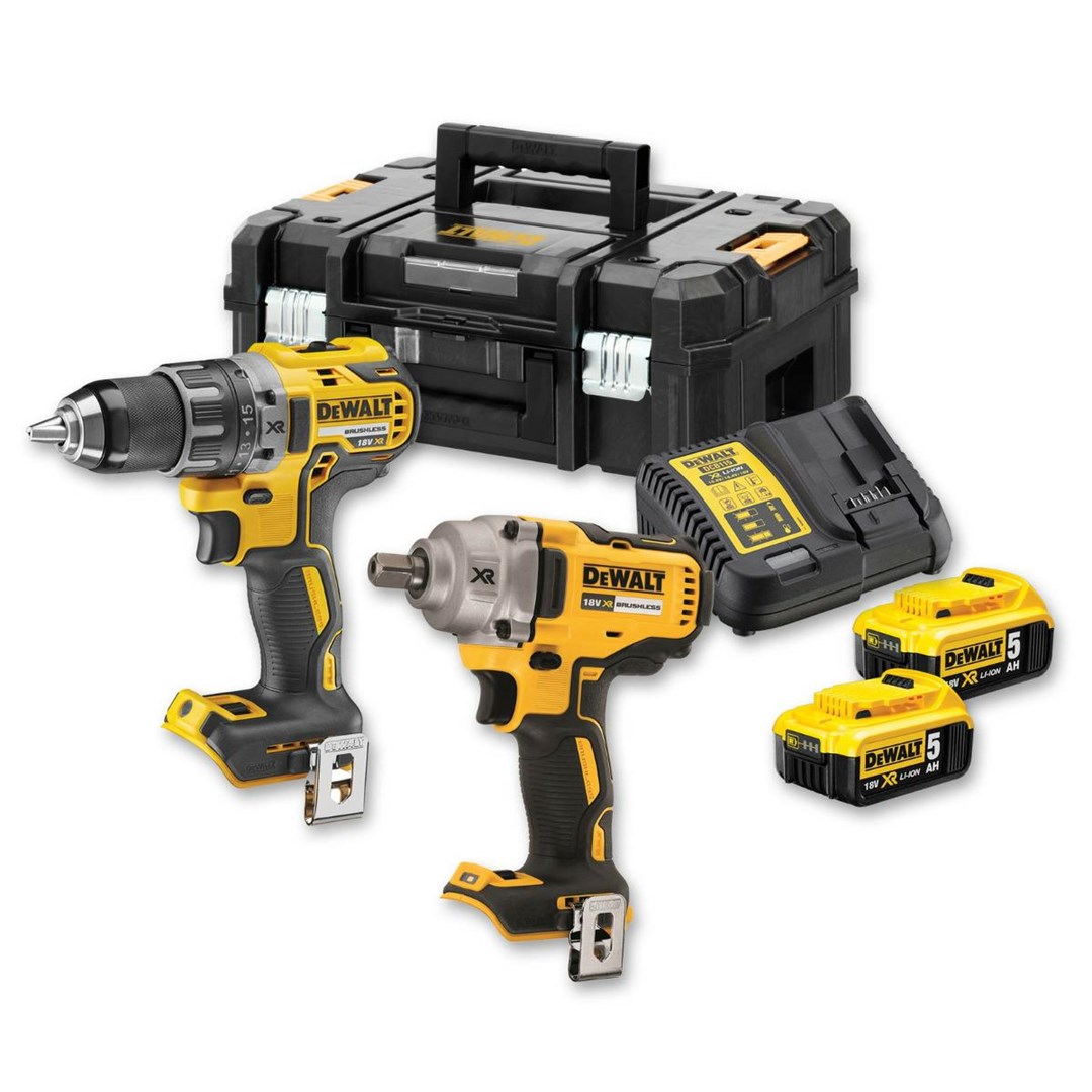 Sada akumulátorového nářadí DEWALT DCK2077P2T-QW 18V