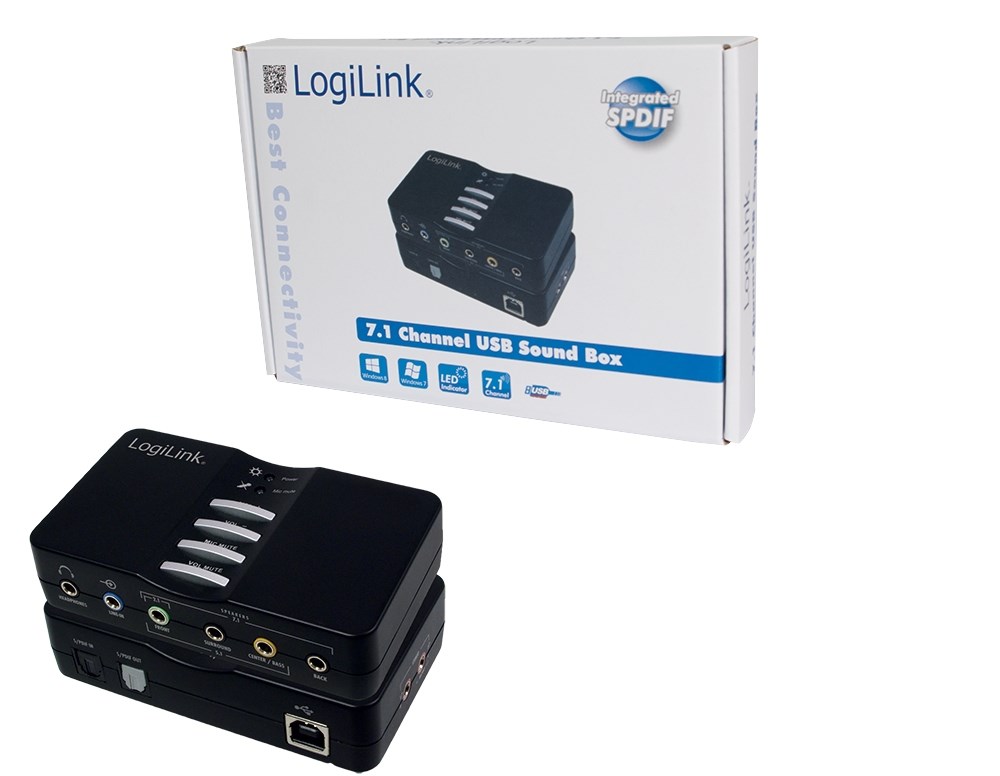 LogiLink USB Sound Box Dolby 7.1 8-Channel 7.1 kanály/kanálů
