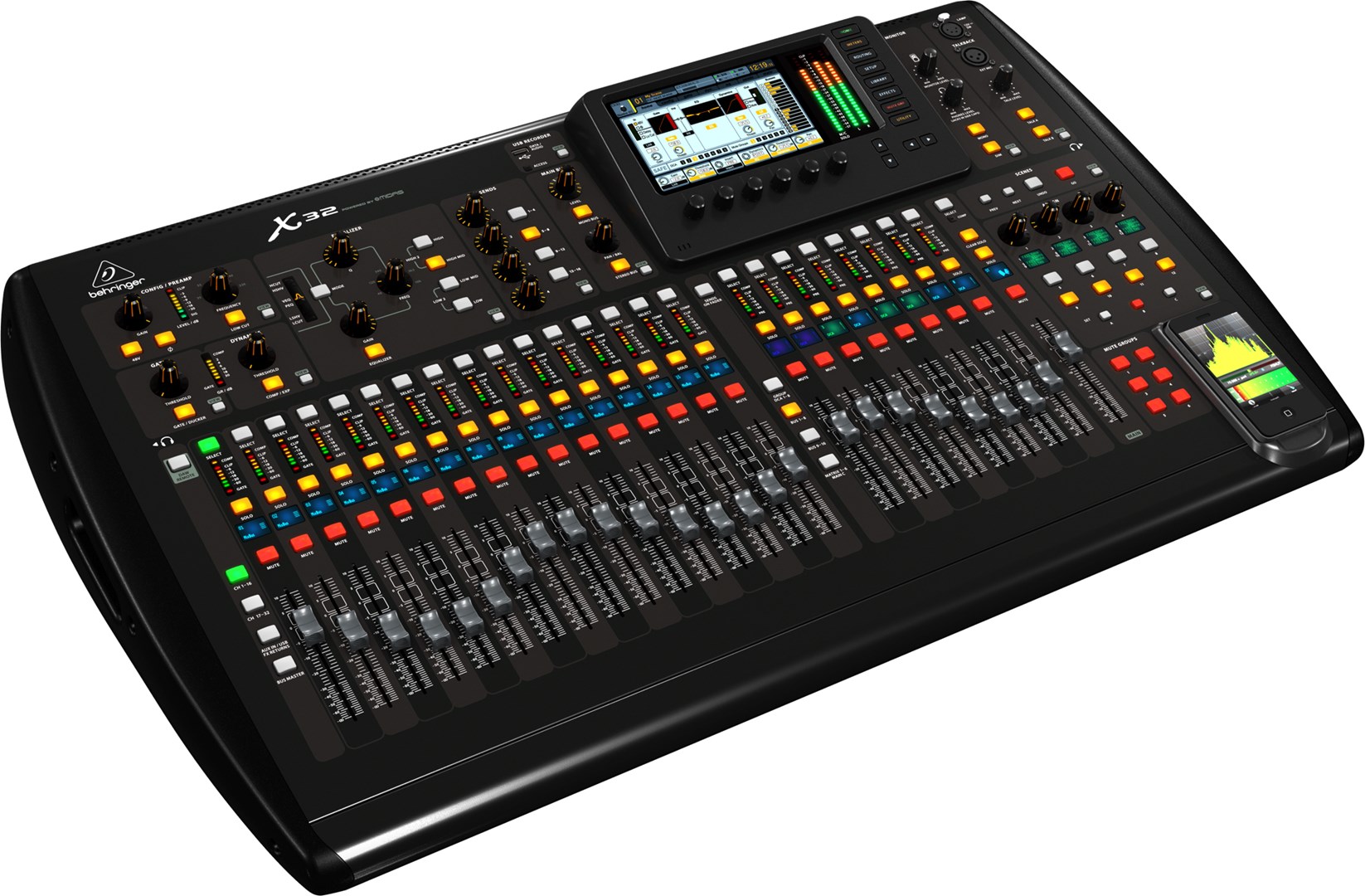 Behringer X32 audio mixér 40 kanály/kanálů 10 - 22000 Hz Černá