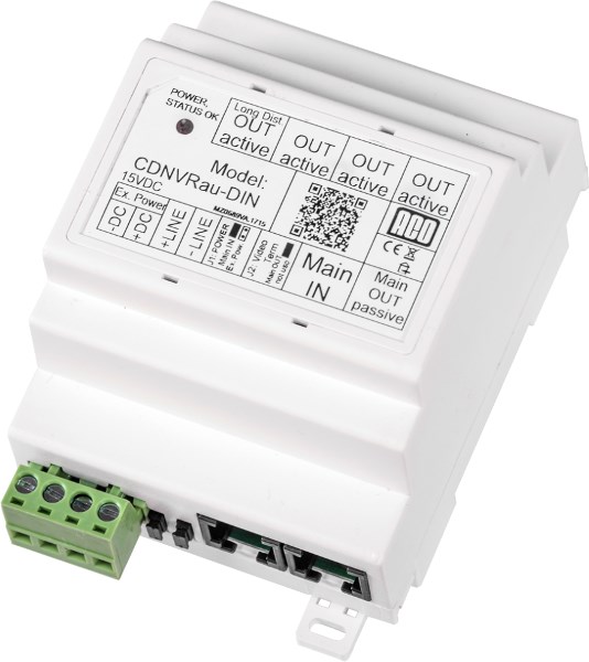ACO Active VIDEO splitter for DIN rail - CDNVRau-DIN