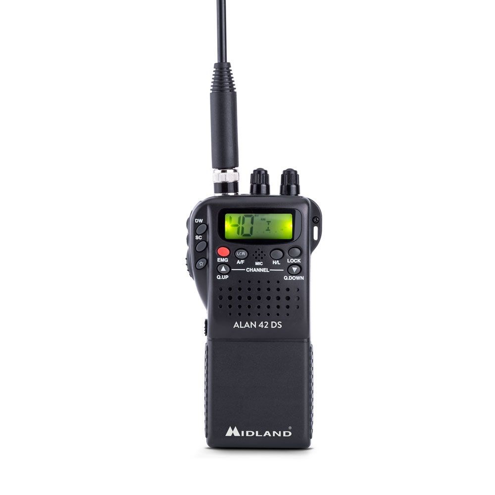 Midland C1267 vysílačka 40 kanály/kanálů 26.565 - 27.99125 MHz Černá
