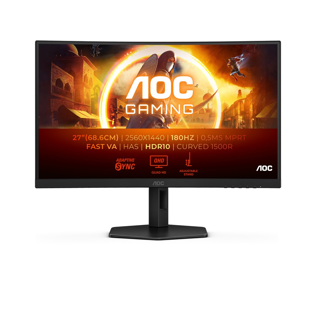 AOC G4 CQ27G4X počítačový monitor 68,6 cm (27") 2560 x 1440 px Quad HD LCD Černá