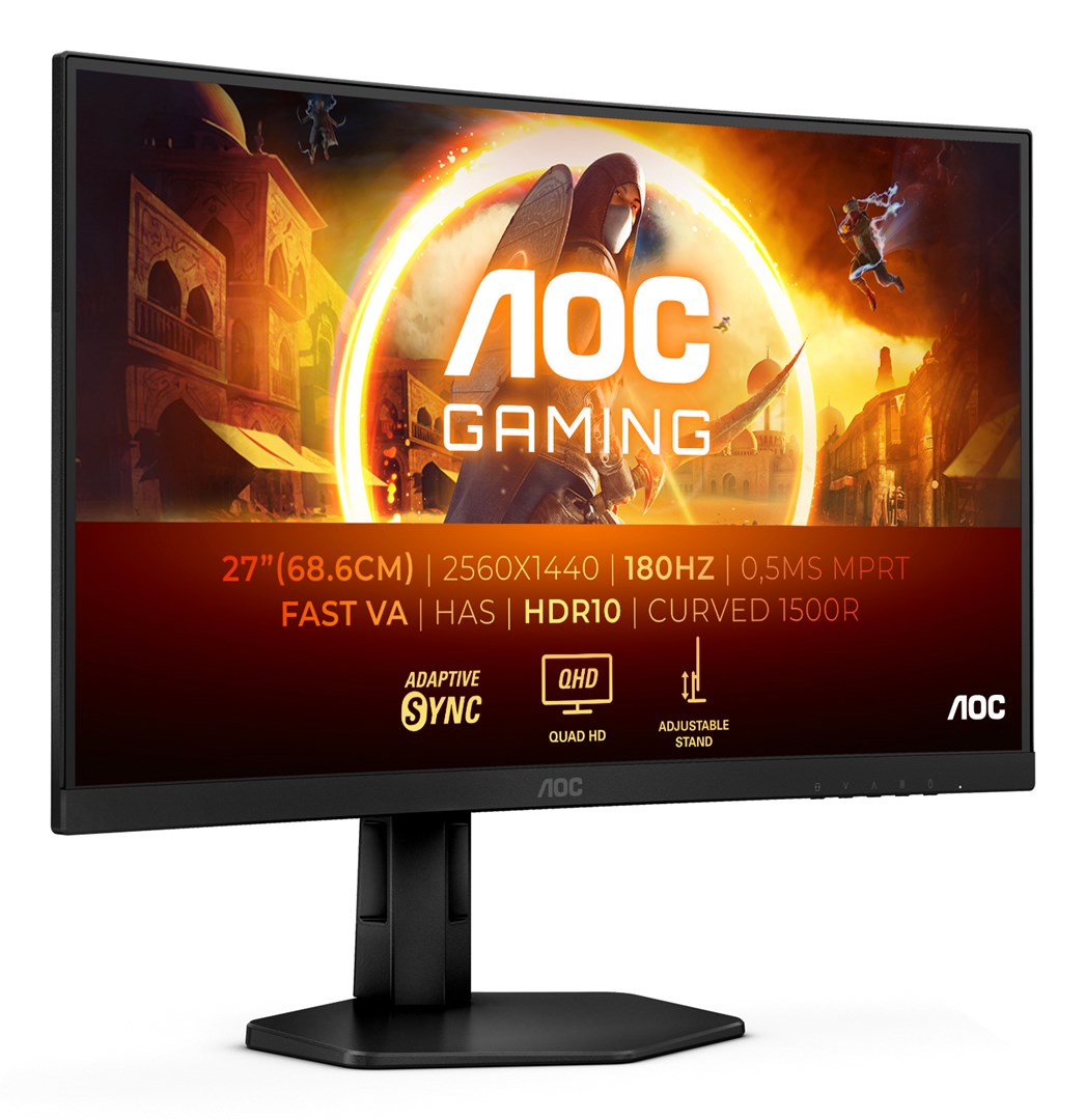 AOC G4 CQ27G4X počítačový monitor 68,6 cm (27") 2560 x 1440 px Quad HD LCD Černá