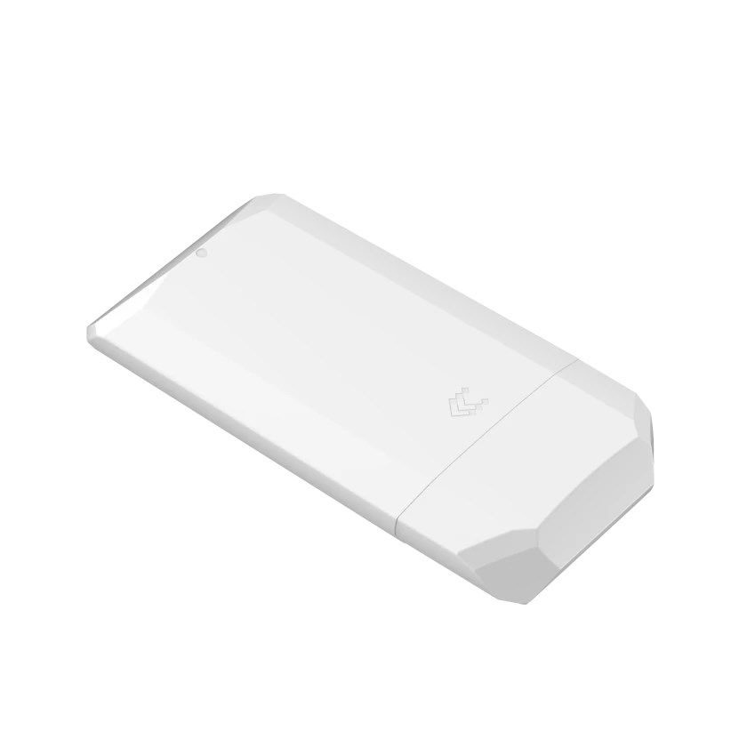 Teltonika OTD140 router zapojený do sítě Gigabit Ethernet Bílá