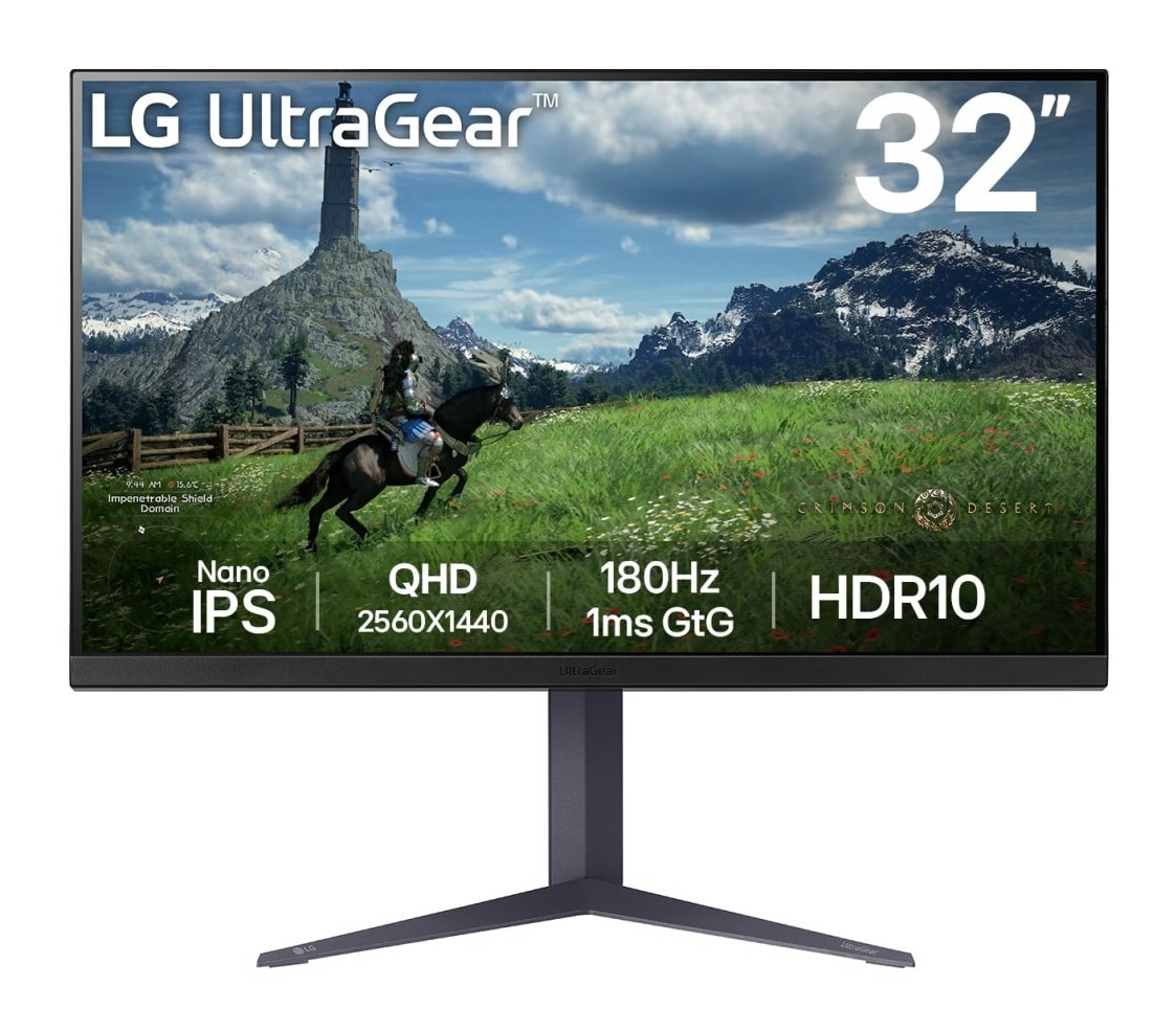 LG 32GS85Q-B počítačový monitor 80 cm (31.5") 2560 x 1440 px Quad HD Černá