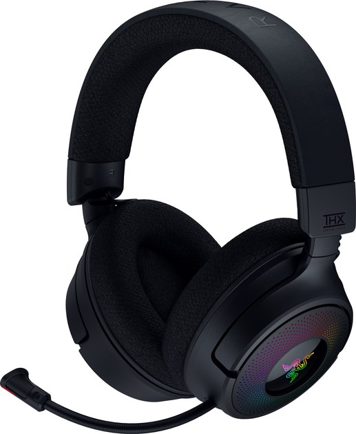 Razer Kraken V4 Sluchátka s mikrofonem Bezdrátový Přes hlavu Hraní USB Typ-A Bluetooth Černá