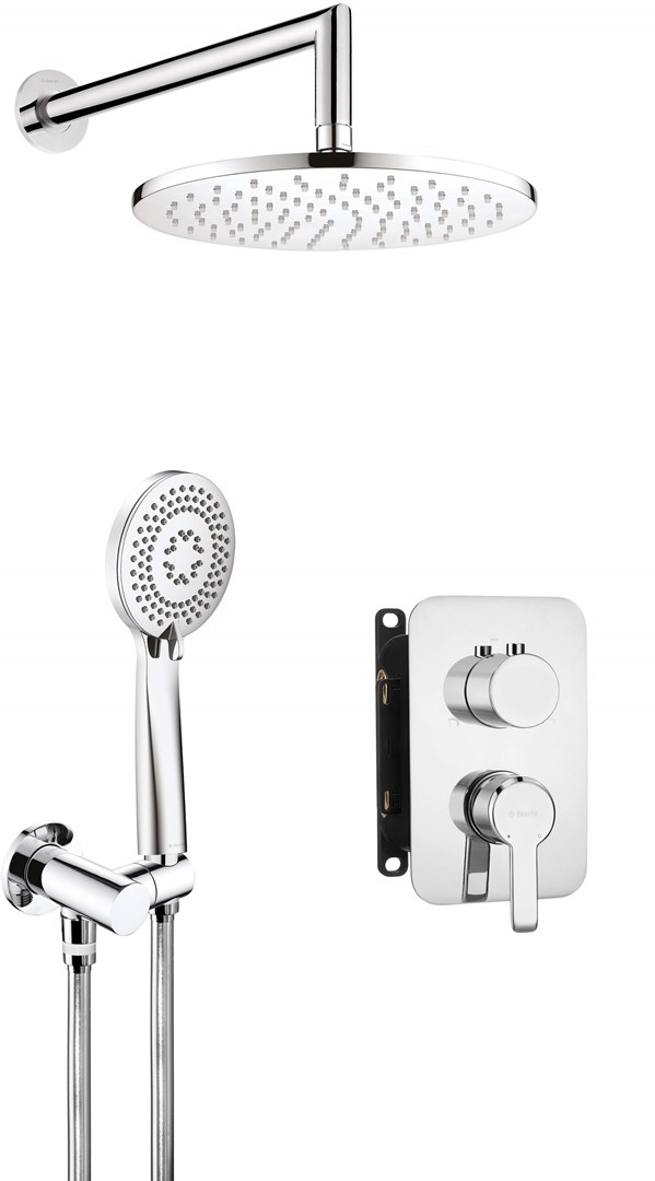 Concealed shower set with mixer BOX