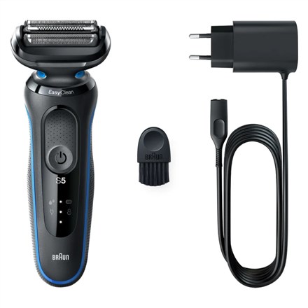 Braun 51-B1000s Planžetový holicí strojek Zastřihovač Černá, Modrá