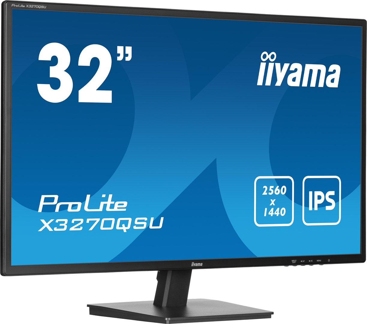 iiyama ProLite X3270QSU-B1 počítačový monitor 80 cm (31.5") 2560 x 1440 px Wide Quad HD LED Černá