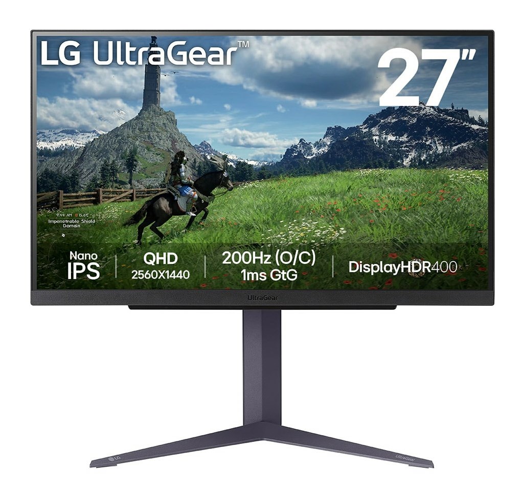 LG 27GS85Q-B počítačový monitor 68,6 cm (27") 2560 x 1440 px Quad HD Černá