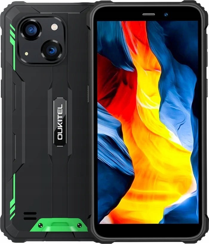 Chytrý telefon Oukitel G2 6' 4/64 DS.  6300 mAh(zelená) bez nabíječky