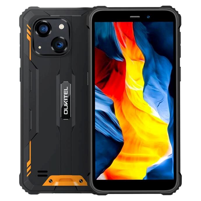 Chytrý telefon Oukitel G2 6' 4/64 DS.  6300 mAh(oranžová) bez nabíječky