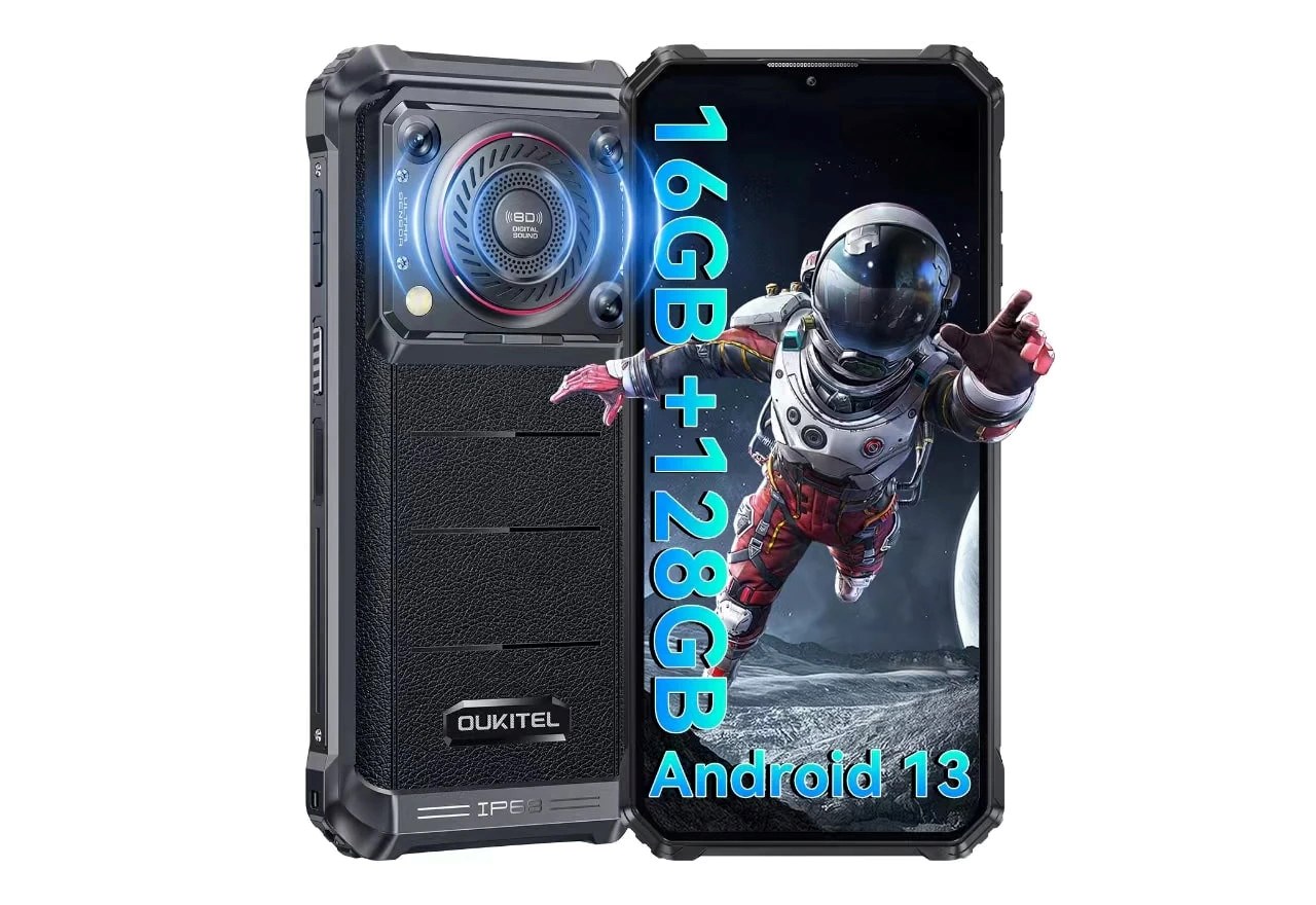 Oukitel WP36 8/128 10600 mAh - chytrý telefon, černý