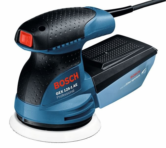 Bosch GEX 125-1 AE Vibrační bruska 12000 ot/min 24000 oscilací/min Modrá