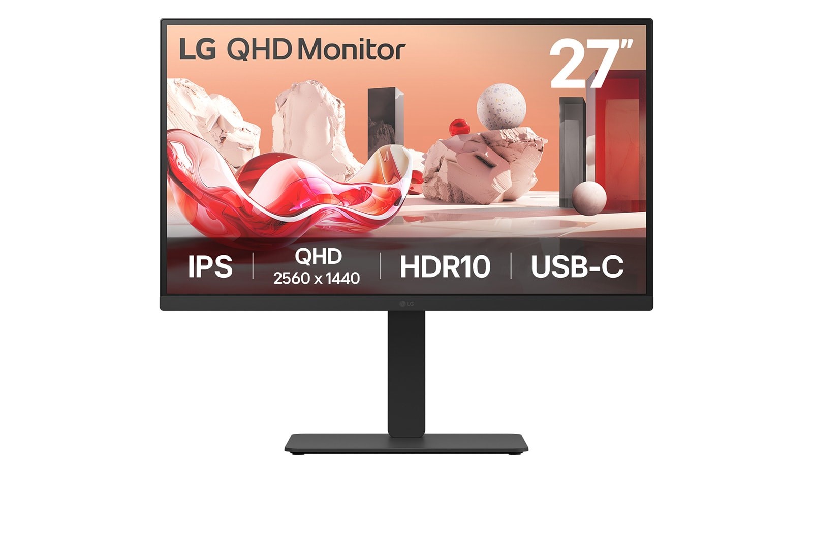 LG 27BA75QB-B.AEU počítačový monitor 68,6 cm (27") 2560 x 1440 px Wide Quad HD LED Černá