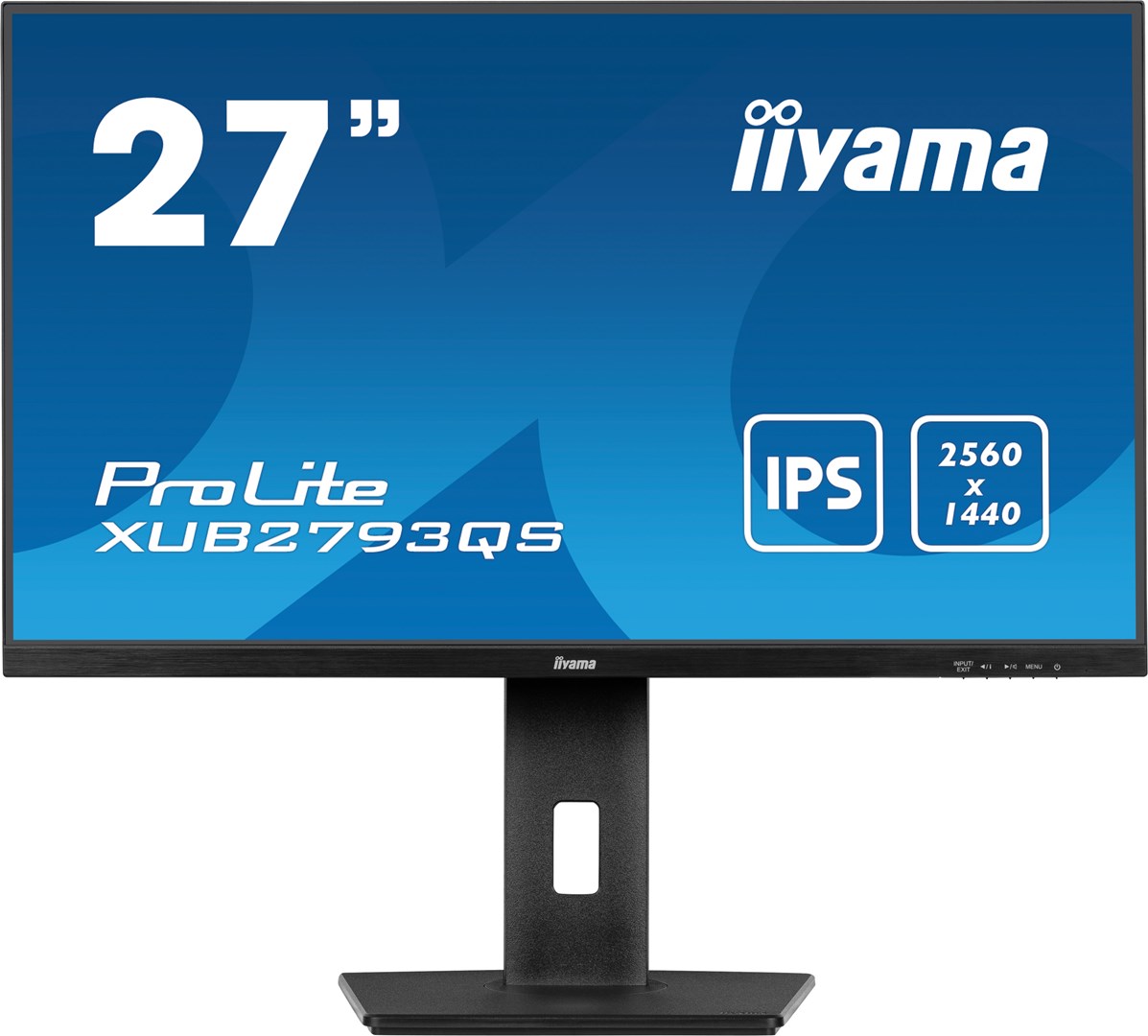 iiyama ProLite XUB2793QS-B7 počítačový monitor 68,6 cm (27") 2560 x 1440 px Quad HD LED Černá
