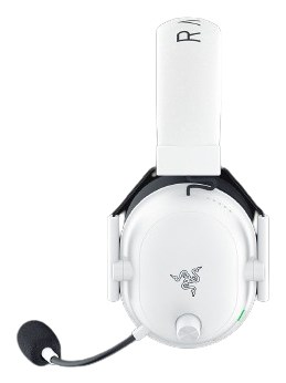 Razer BlackShark V2 HyperSpeed Sluchátka s mikrofonem Kabelový a bezdrátový Přes hlavu Hraní USB Typ-A Bluetooth Bílá