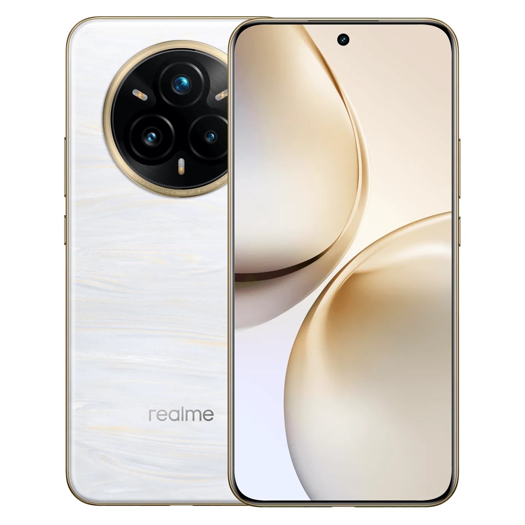 realme 14 Pro+ 5G 17,4 cm (6.83") Dual SIM Android 15 USB typu C 12 GB 512 GB 6000 mAh Bílá