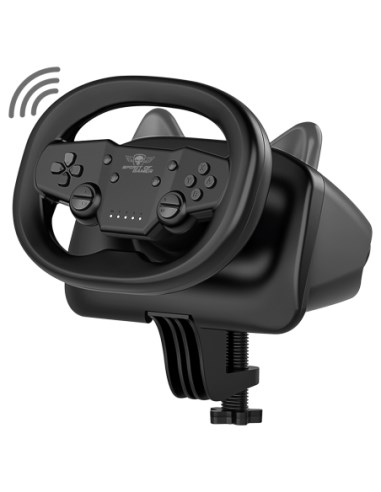 Spirit of Gamer RACE WHEEL PRO AIR Černá Bluetooth/USB Volant Android, Nintendo Switch, PC, PlayStation 4, PlayStation 5, iOS
