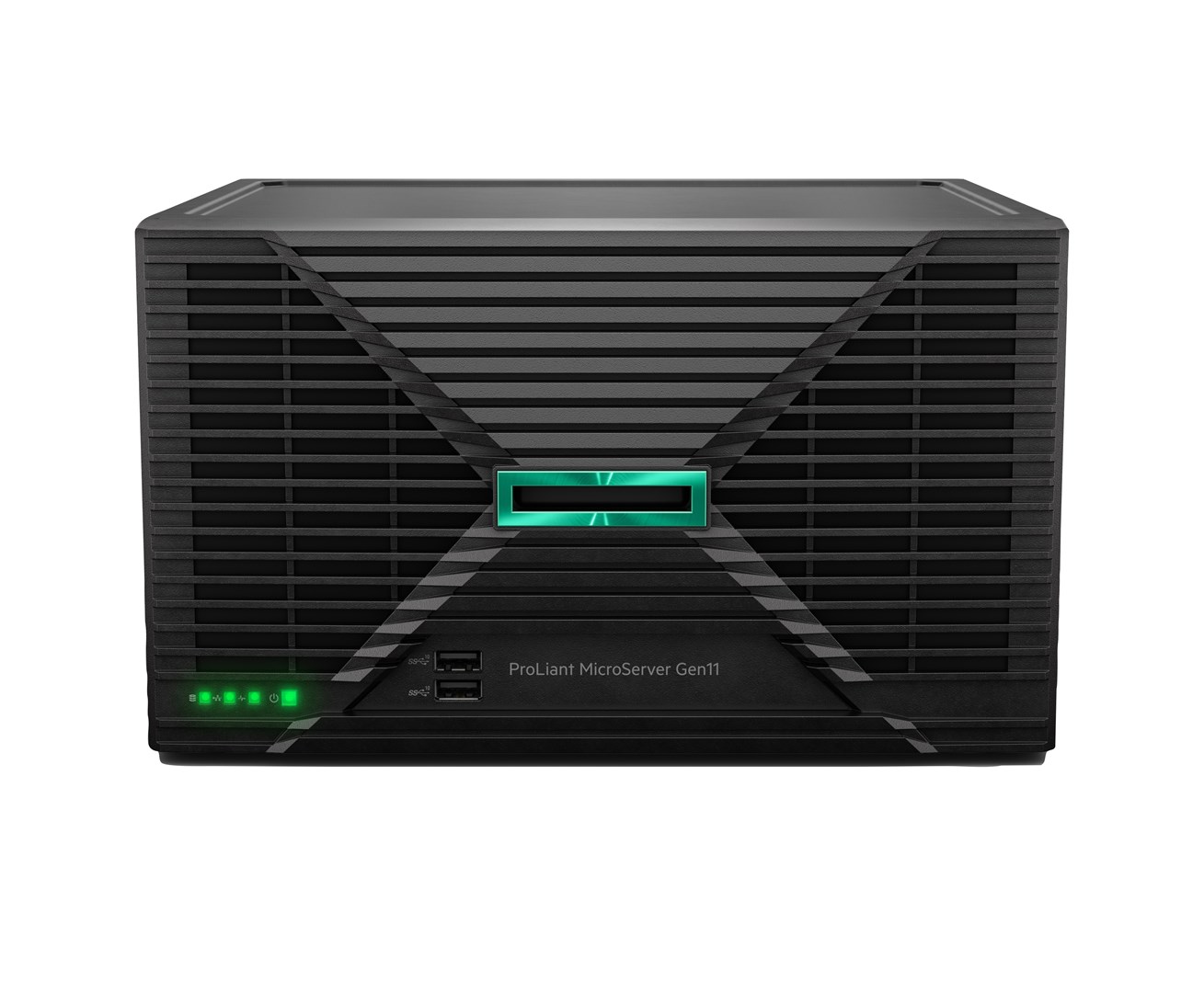 HPE ProLiant MicroServer Gen11 G7400 2-core VROC 4LFF-NHP 180W External PS Compute Module server 0 GB Ultra Micro Tower Intel® Pentium® Gold 3,7 GHz 16 GB DDR5-SDRAM