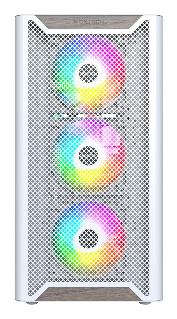Montech XR Wood Midi Tower Bílá