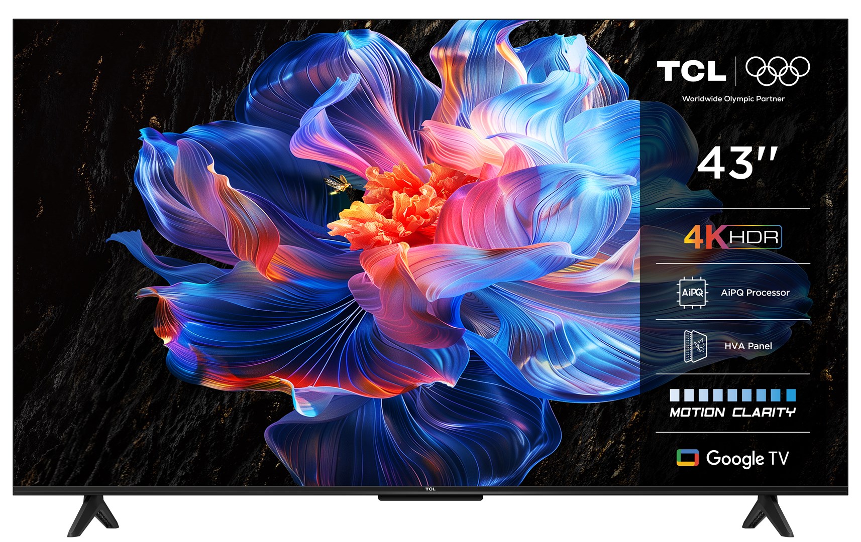 TCL 43P69K televizor 109,2 cm (43") 4K Ultra HD Smart TV Wi-Fi Černá