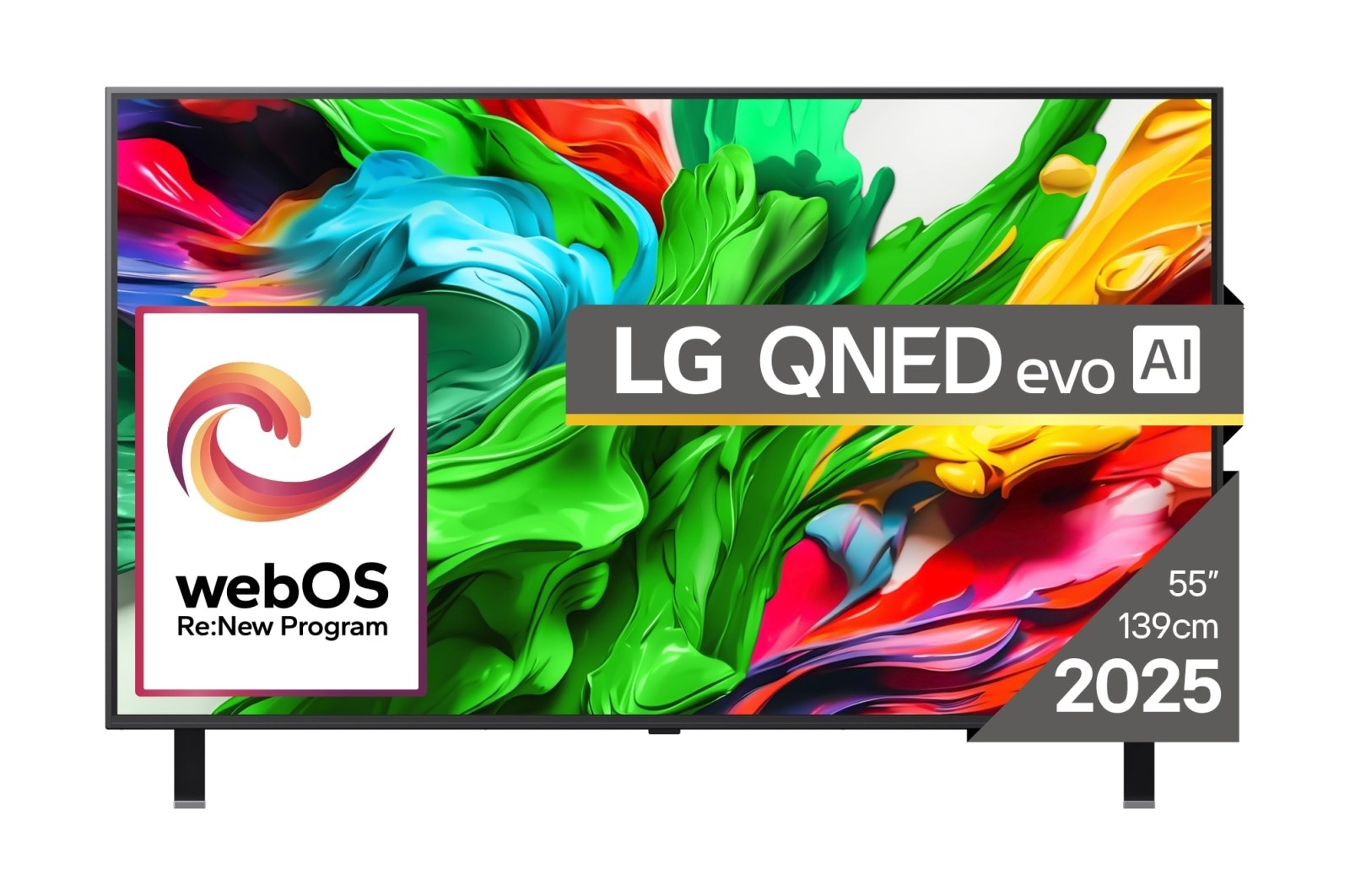 LG QNED AI 55QNED85A3C televizor 139,7 cm (55") 4K Ultra HD Smart TV Wi-Fi Černá