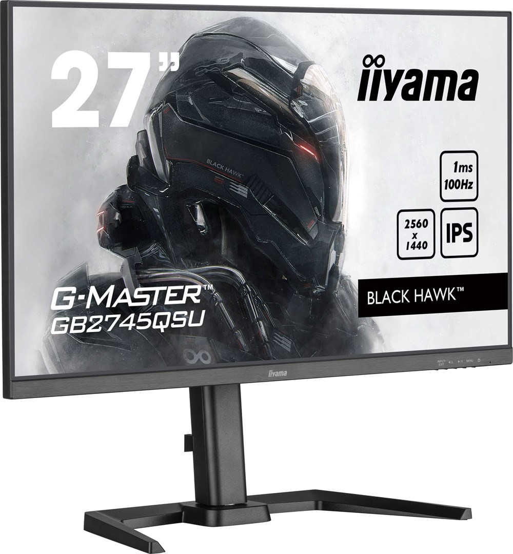 iiyama G-MASTER GB2745QSU-B2 počítačový monitor 68,6 cm (27") 2560 x 1440 px Wide Quad HD LED Černá